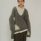Uneck knit pullover(unisex)/2color - KNUTH MARF