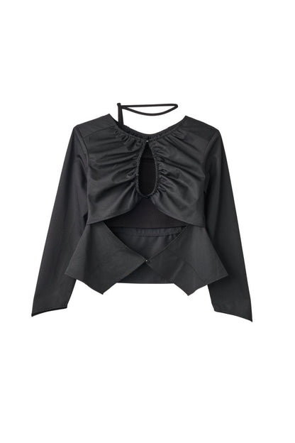 unique feminine blouse/black - KNUTH MARF