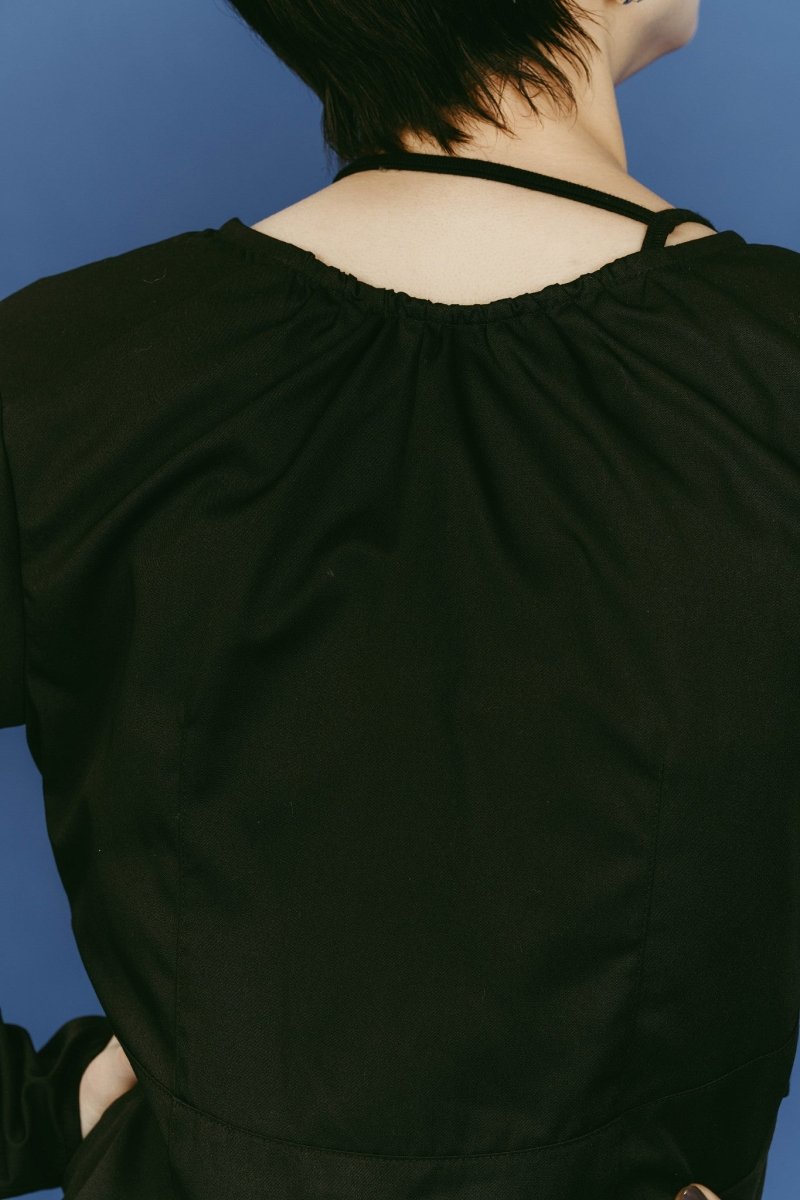 unique feminine blouse/black - KNUTH MARF