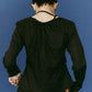 unique feminine blouse/black - KNUTH MARF