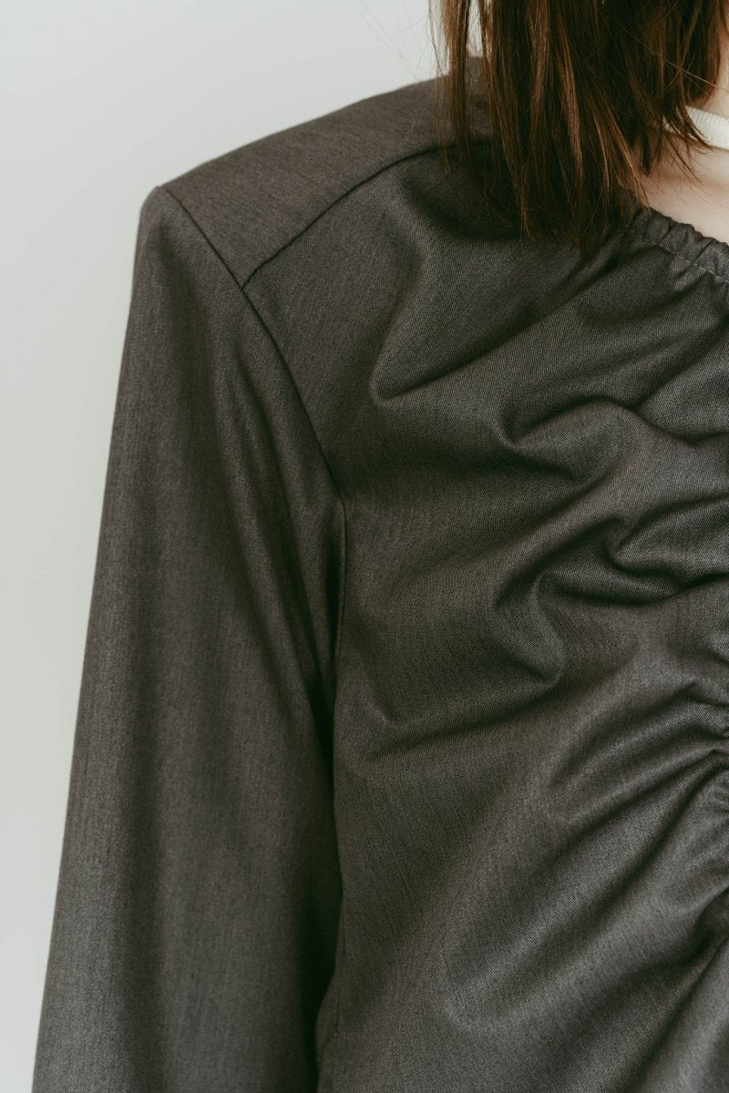 unique feminine blouse/gray - KNUTH MARF