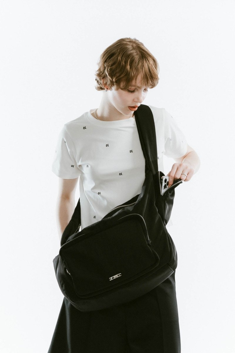 useful nylon shoulder bag/2color - KNUTH MARF