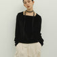 velours ribbon tops/2color - KNUTH MARF