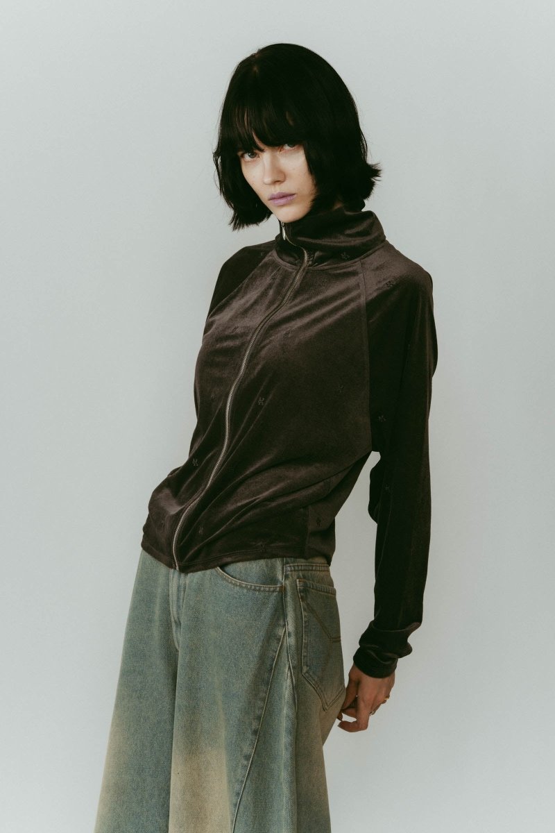 velours track jacket/2color - KNUTH MARF