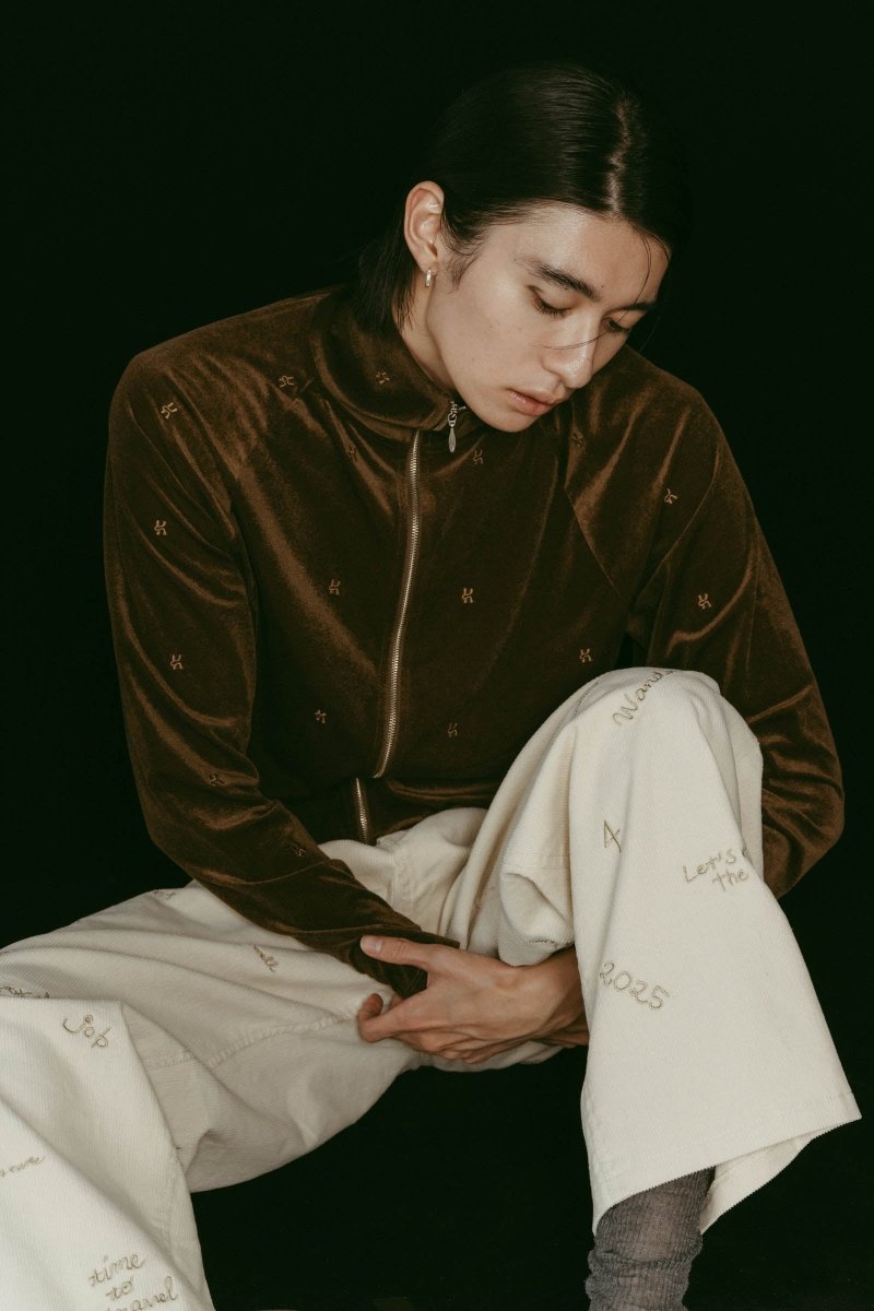 velours track jacket/2color - KNUTH MARF