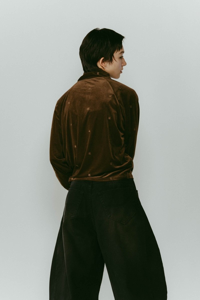 velours track jacket/2color - KNUTH MARF