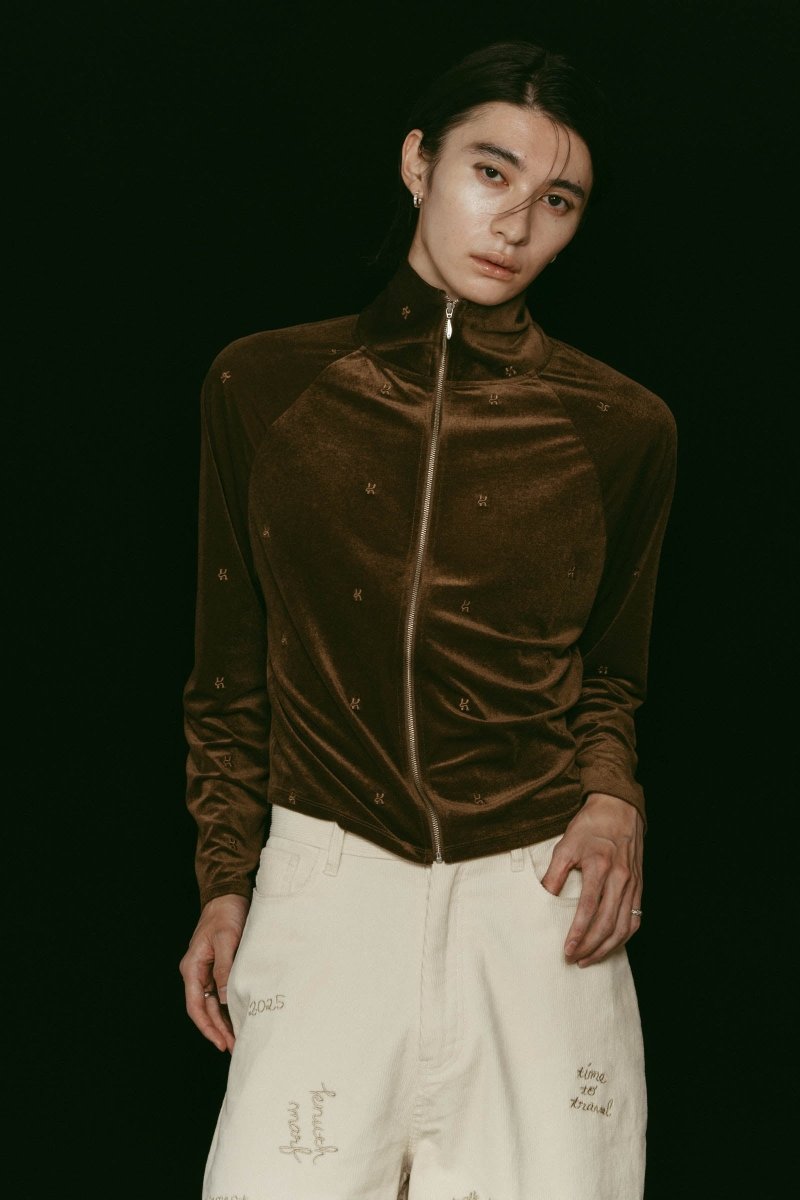 velours track jacket/2color - KNUTH MARF
