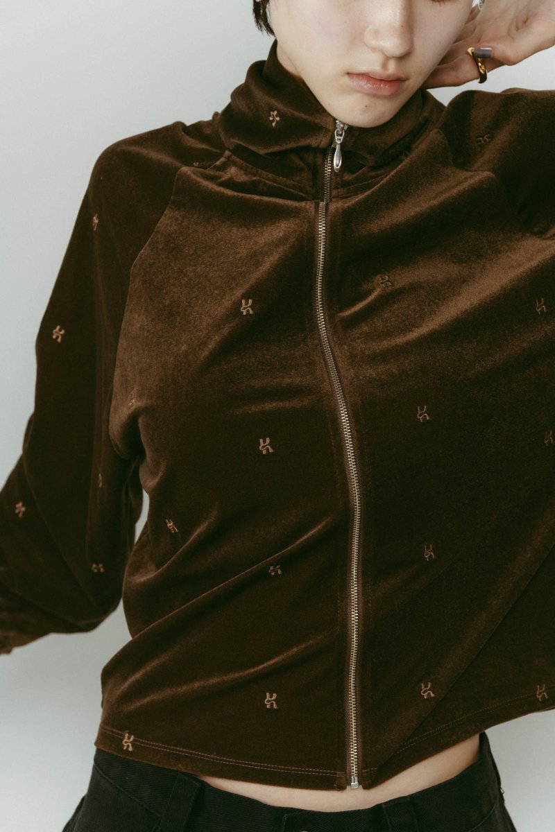 velours track jacket/2color - KNUTH MARF
