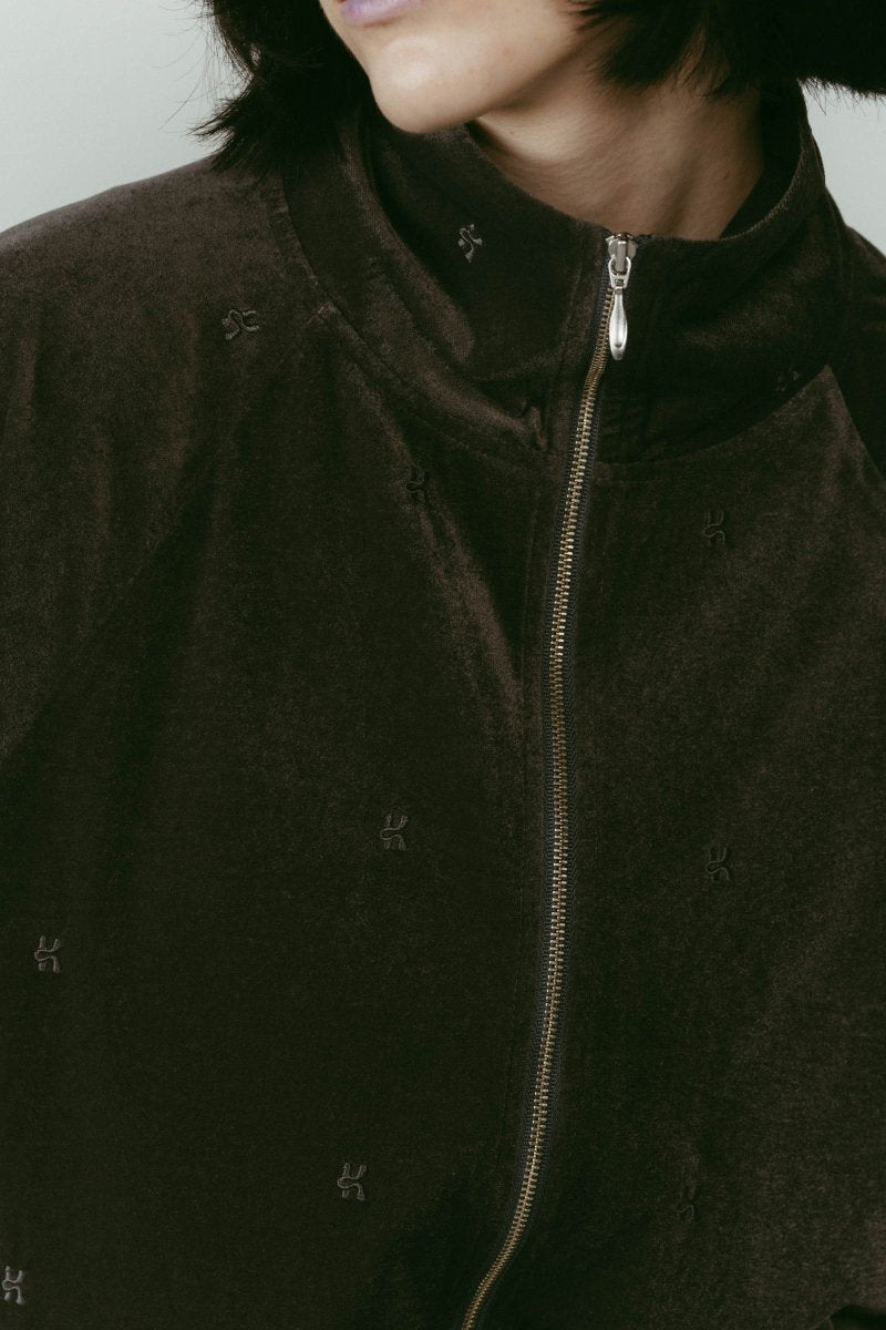 velours track jacket/2color - KNUTH MARF