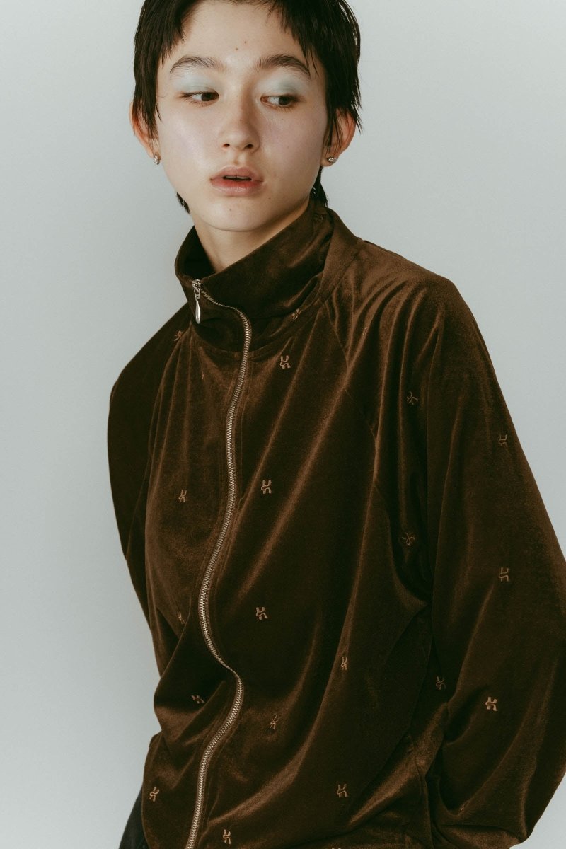 velours track jacket/2color - KNUTH MARF