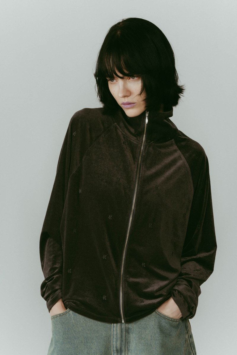 velours track jacket/2color - KNUTH MARF