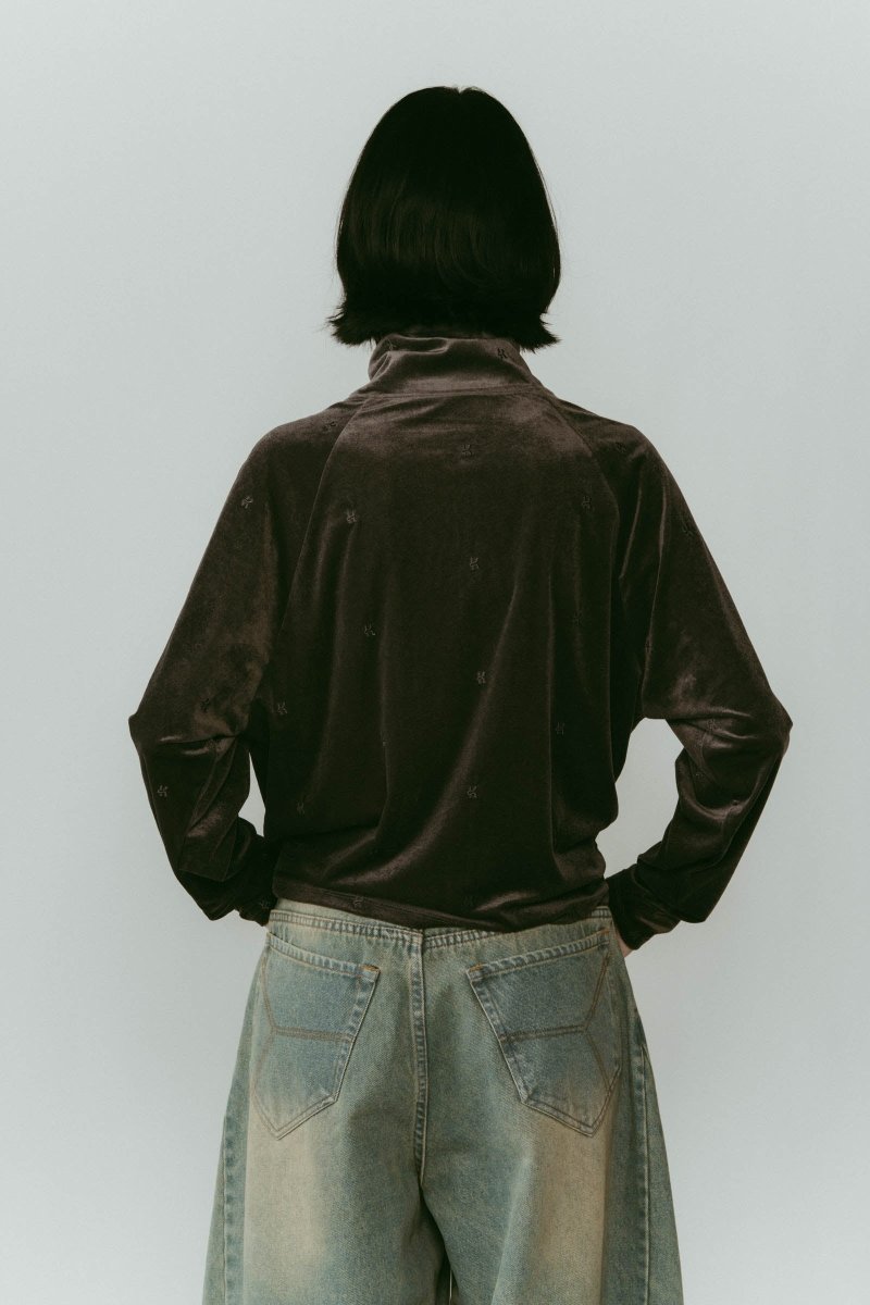velours track jacket/2color - KNUTH MARF