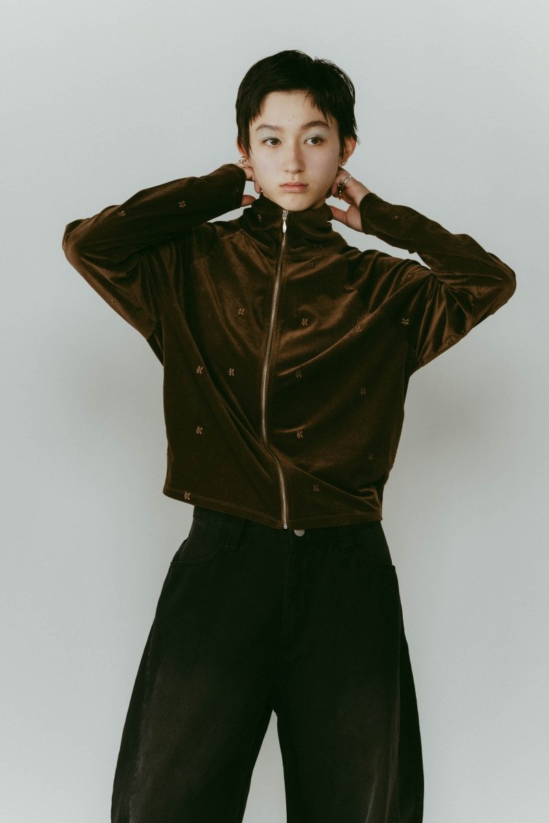 velours track jacket/2color - KNUTH MARF