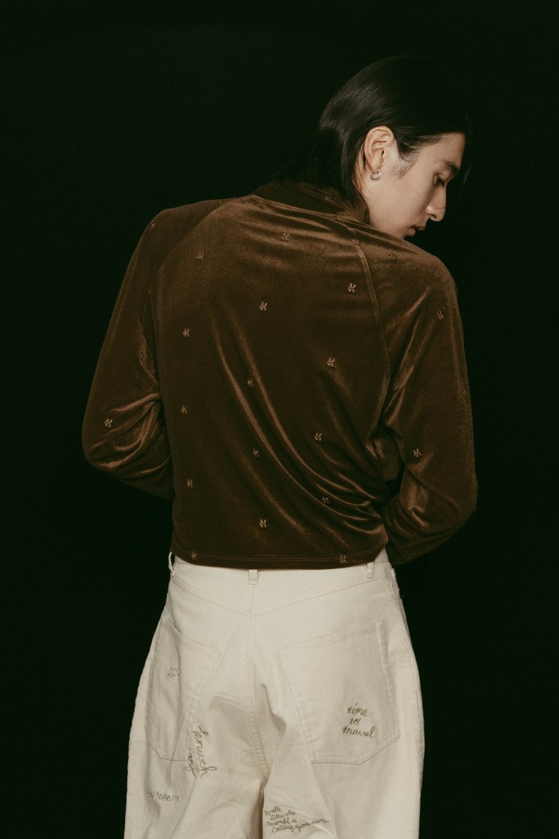 velours track jacket/2color - KNUTH MARF