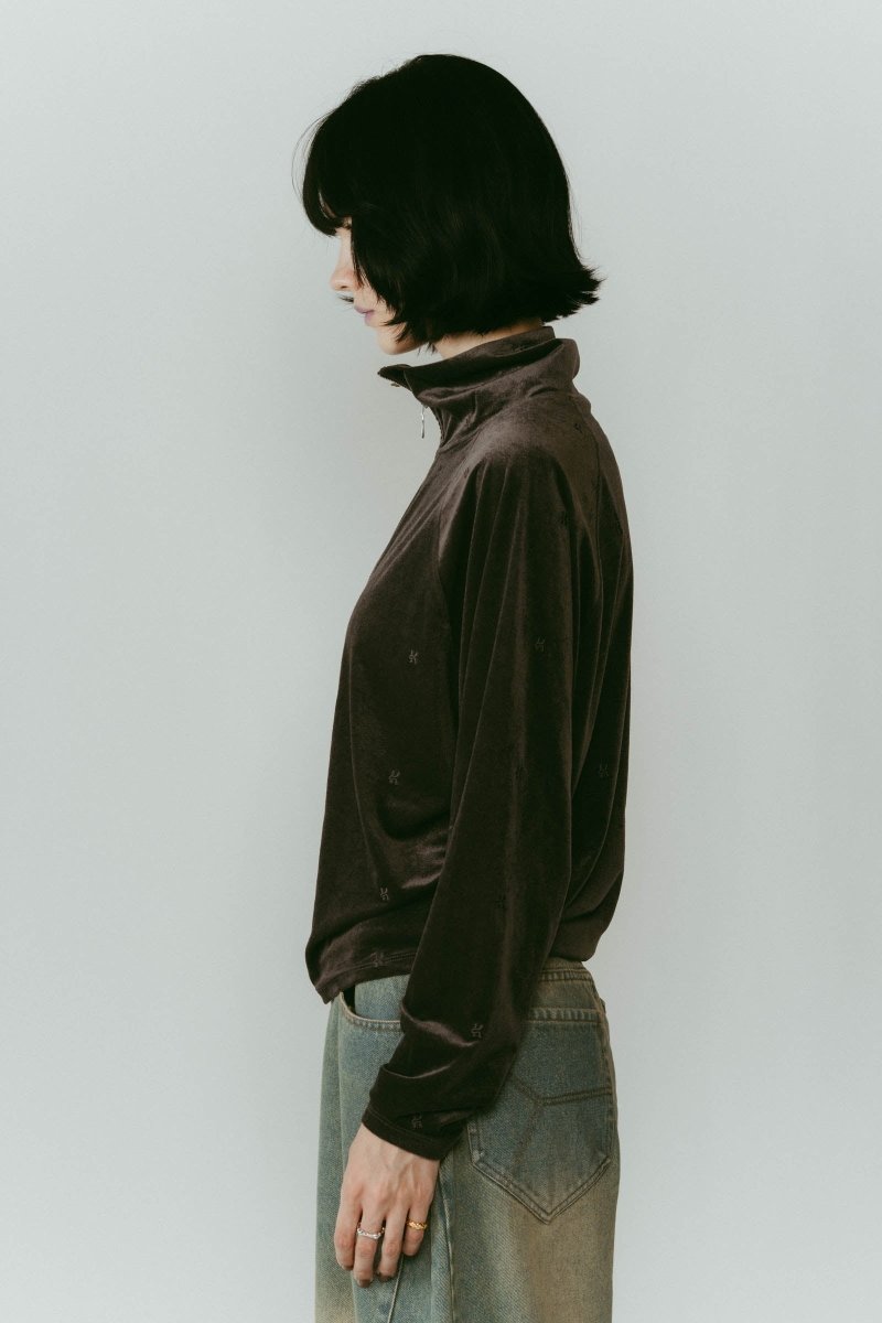 velours track jacket/2color - KNUTH MARF