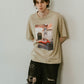 vintage print T shirt(unisex)/4color - KNUTH MARF