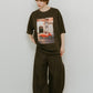 vintage print T shirt(unisex)/4color - KNUTH MARF