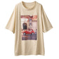 vintage print T shirt(unisex)/4color - KNUTH MARF