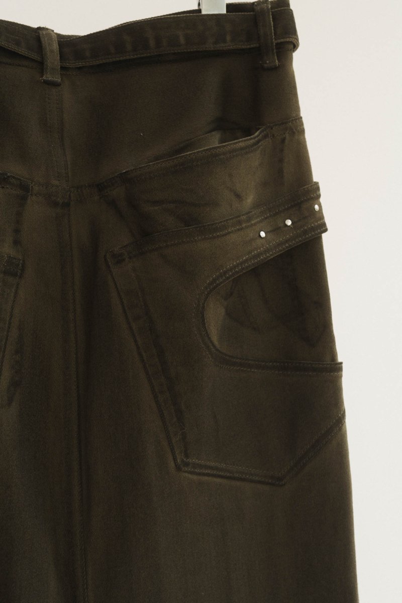vintage studs long skirt/3color - KNUTH MARF
