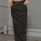 vintage studs long skirt/3color - KNUTH MARF