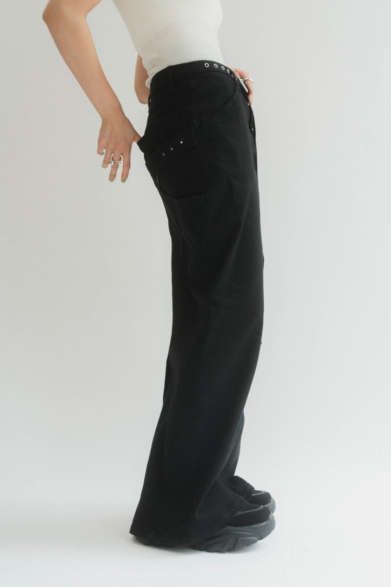 vintage studs long skirt/3color - KNUTH MARF