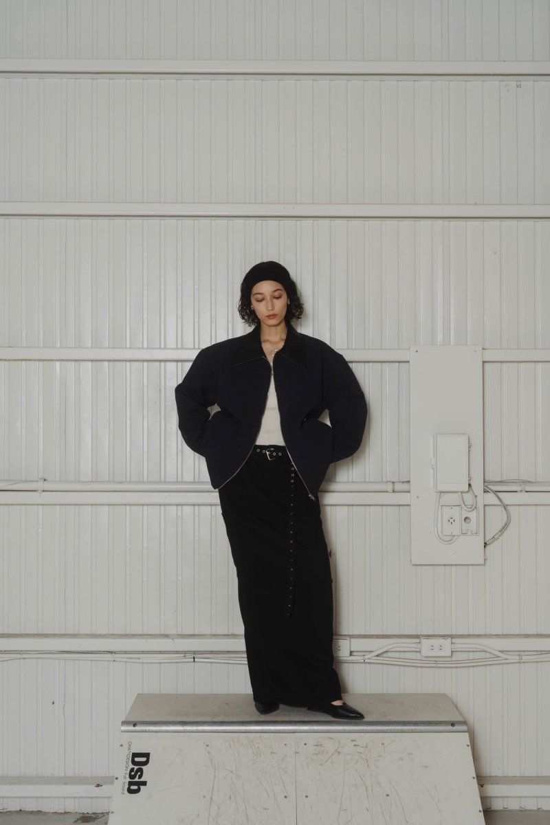 vintage studs long skirt/3color - KNUTH MARF