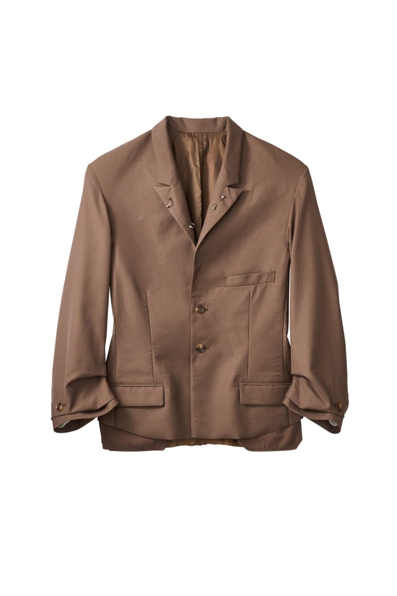 vintage tailored jacket/brown - KNUTH MARF