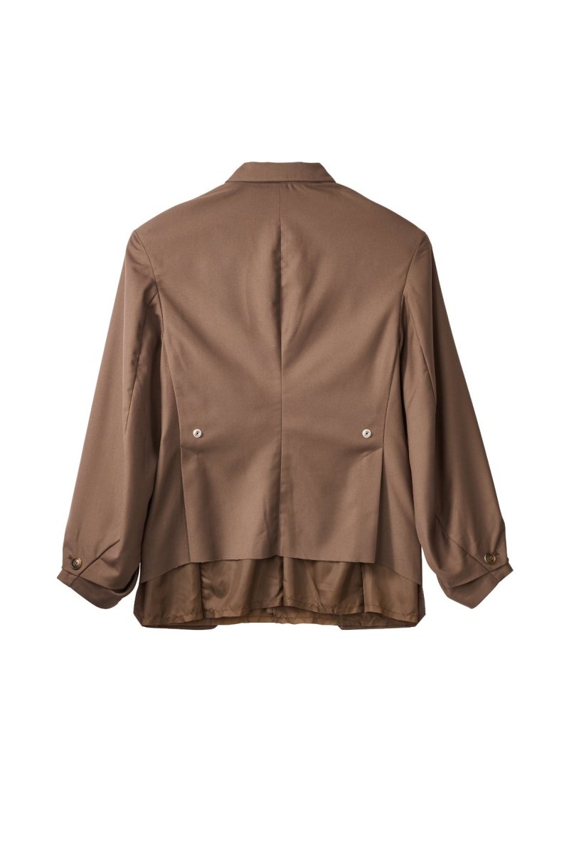 vintage tailored jacket/brown - KNUTH MARF