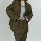 vintage tailored jacket/brown - KNUTH MARF