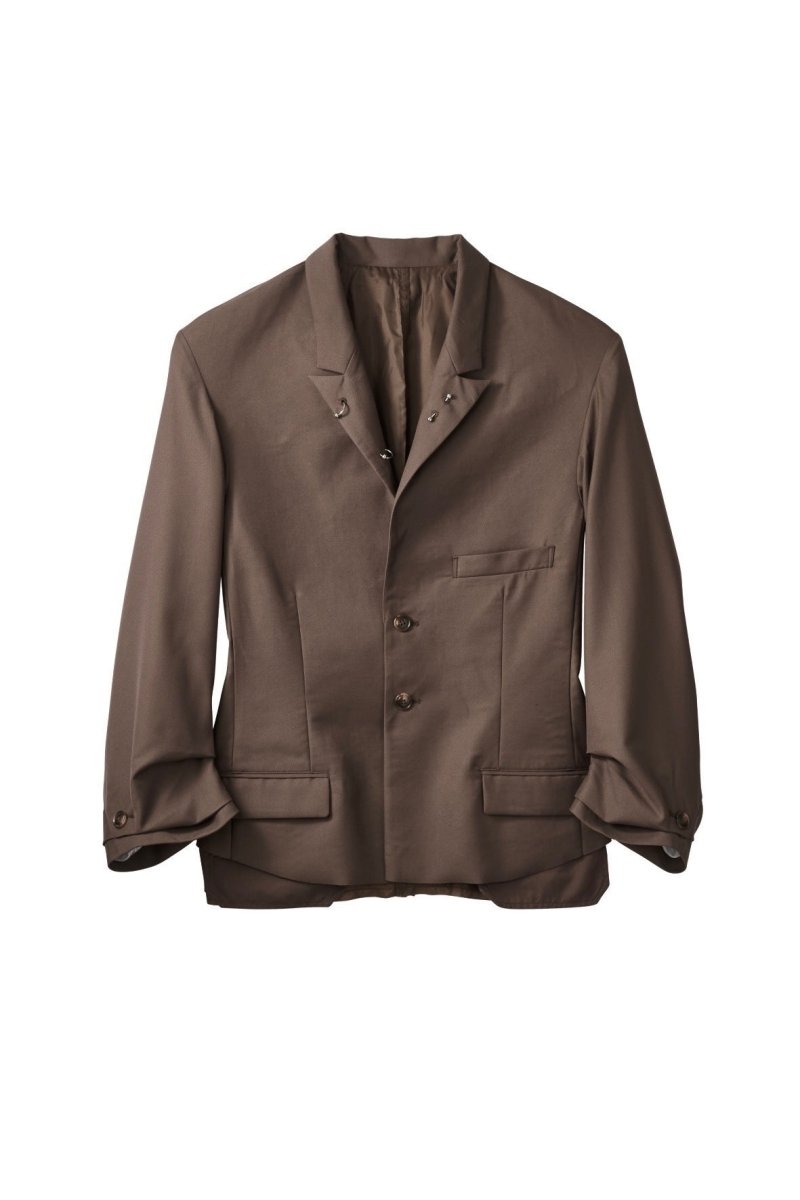 vintage tailored jacket/brown - KNUTH MARF