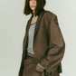 vintage tailored jacket/brown - KNUTH MARF