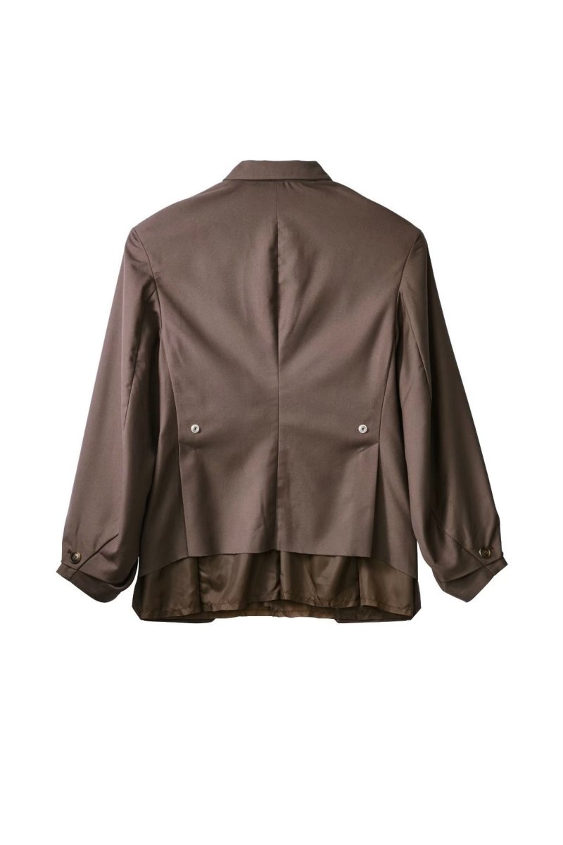 vintage tailored jacket/brown - KNUTH MARF
