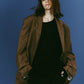 vintage tailored jacket/brown - KNUTH MARF