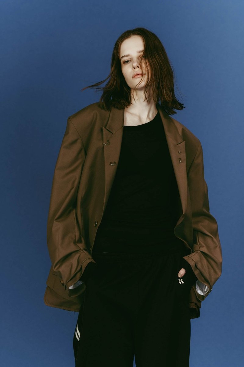 vintage tailored jacket/brown - KNUTH MARF