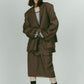 vintage tailored jacket/brown - KNUTH MARF