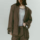 vintage tailored jacket/brown - KNUTH MARF