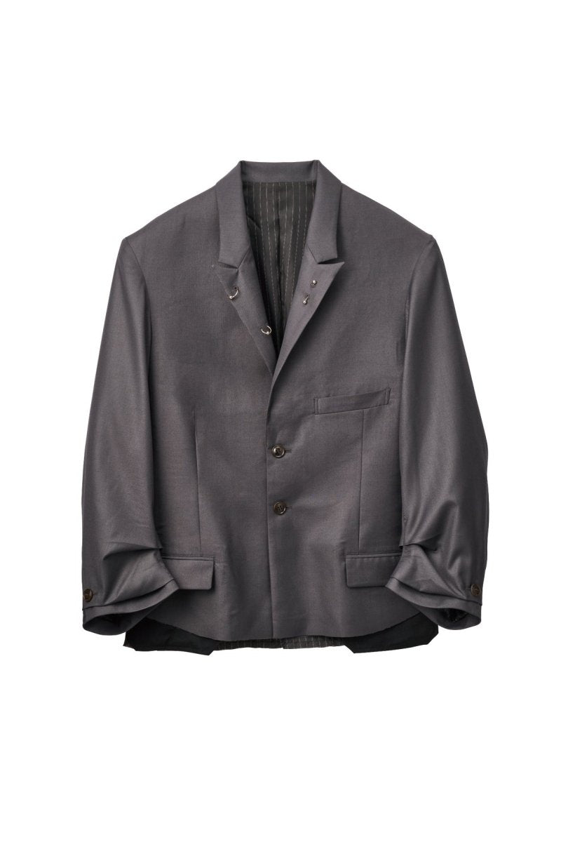vintage tailored jacket/gray - KNUTH MARF