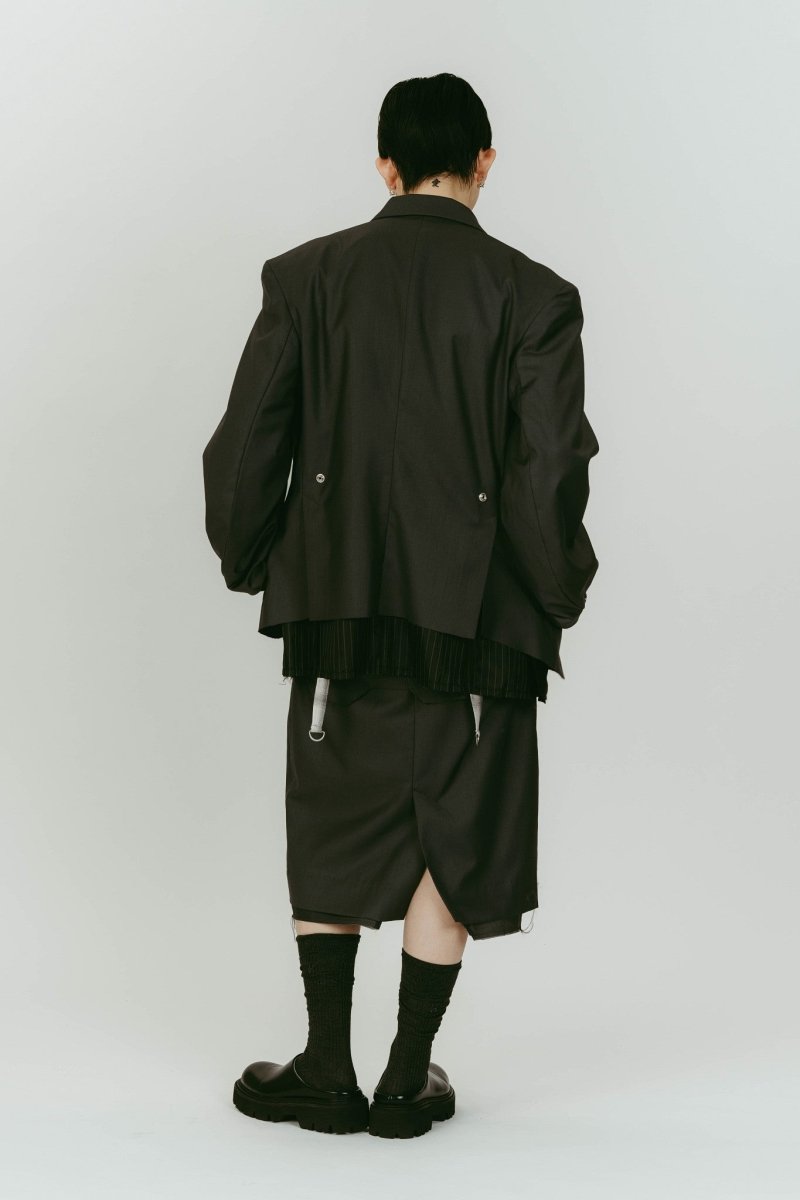 vintage tailored jacket/gray - KNUTH MARF