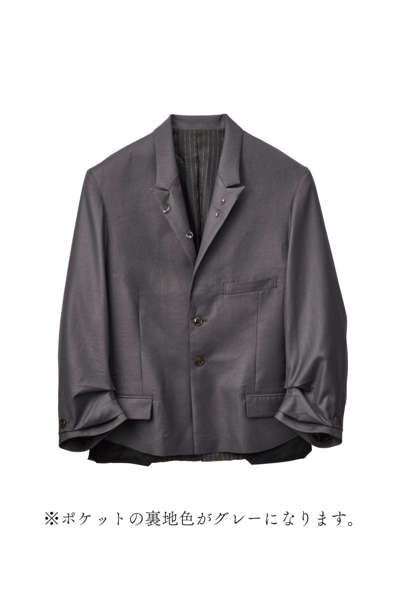 vintage tailored jacket/gray