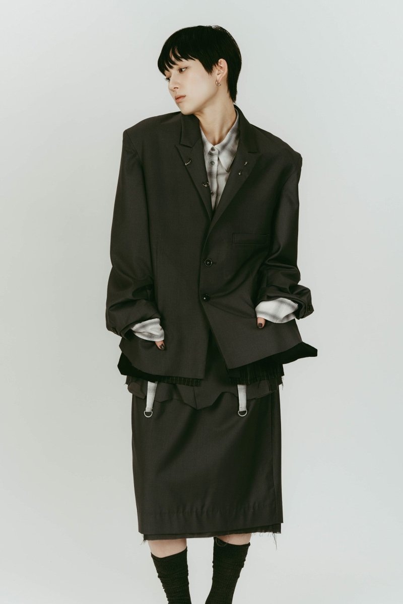 【Knuth Marf】vintage tailored jacket vintage tailored jacket/gray | KNUTH MARF