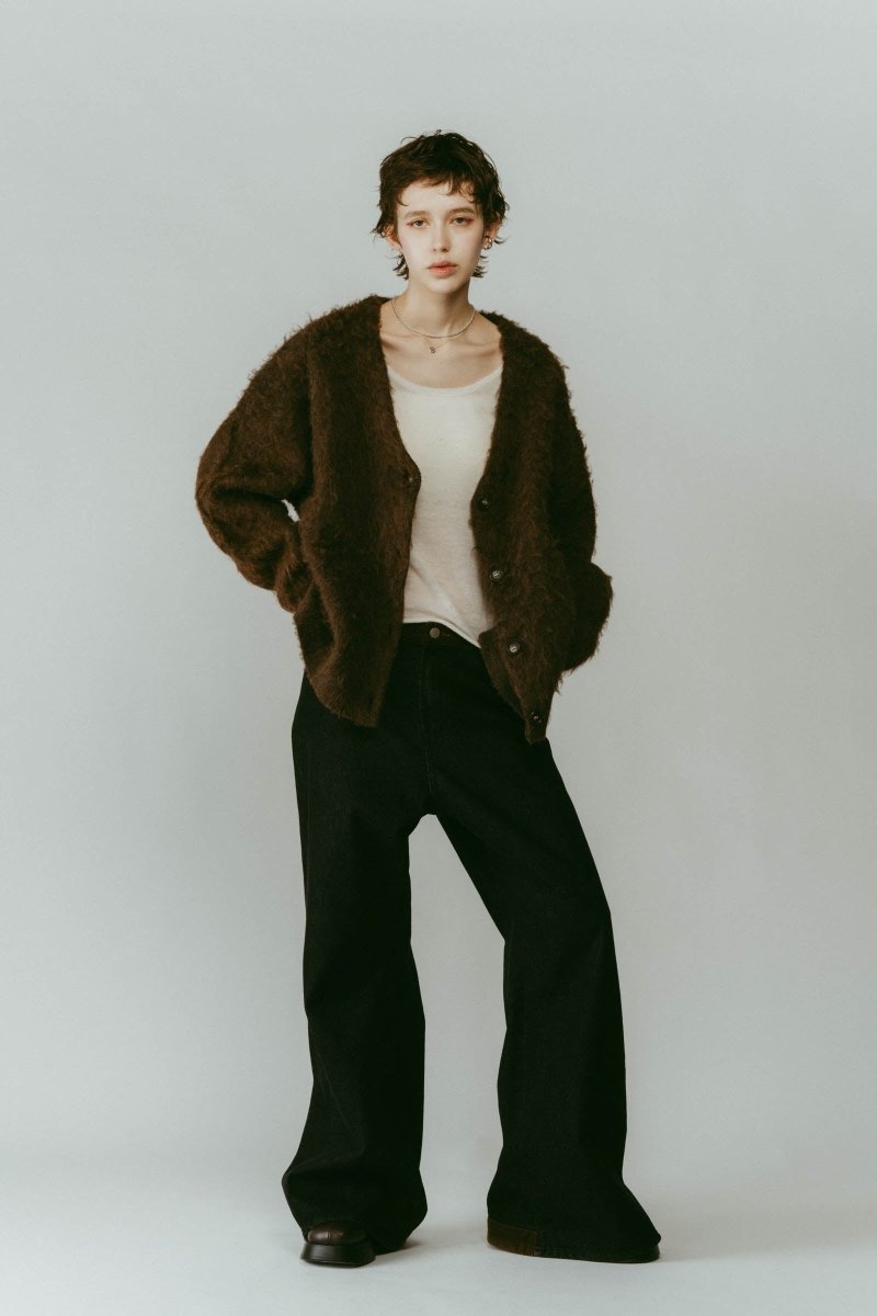 Vnack cardigan(unisex)/brown - KNUTH MARF