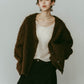 Vnack cardigan(unisex)/brown - KNUTH MARF
