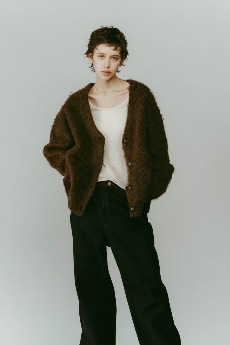 Vnack cardigan(unisex)/brown - KNUTH MARF