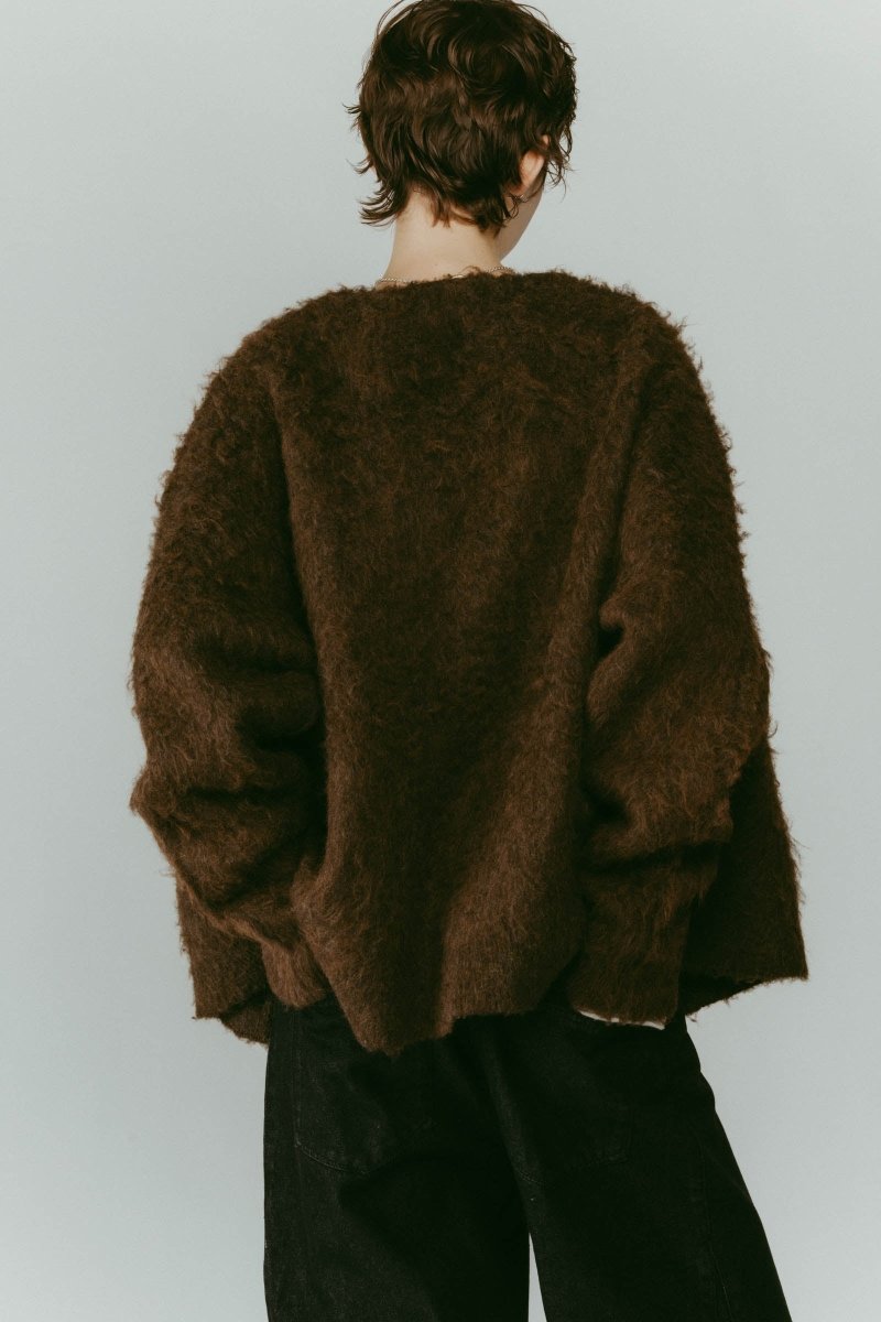 Vnack cardigan(unisex)/brown - KNUTH MARF