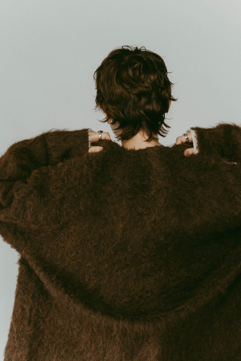 Vnack cardigan(unisex)/brown - KNUTH MARF
