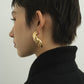 volume metal earring/pierced earrings - KNUTH MARF