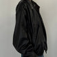 voluminous leather jacket(unisex)/black - KNUTH MARF