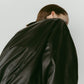 voluminous leather jacket(unisex)/black - KNUTH MARF