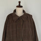 voluminous leather jacket(unisex)/check - KNUTH MARF