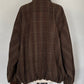 voluminous leather jacket(unisex)/check - KNUTH MARF